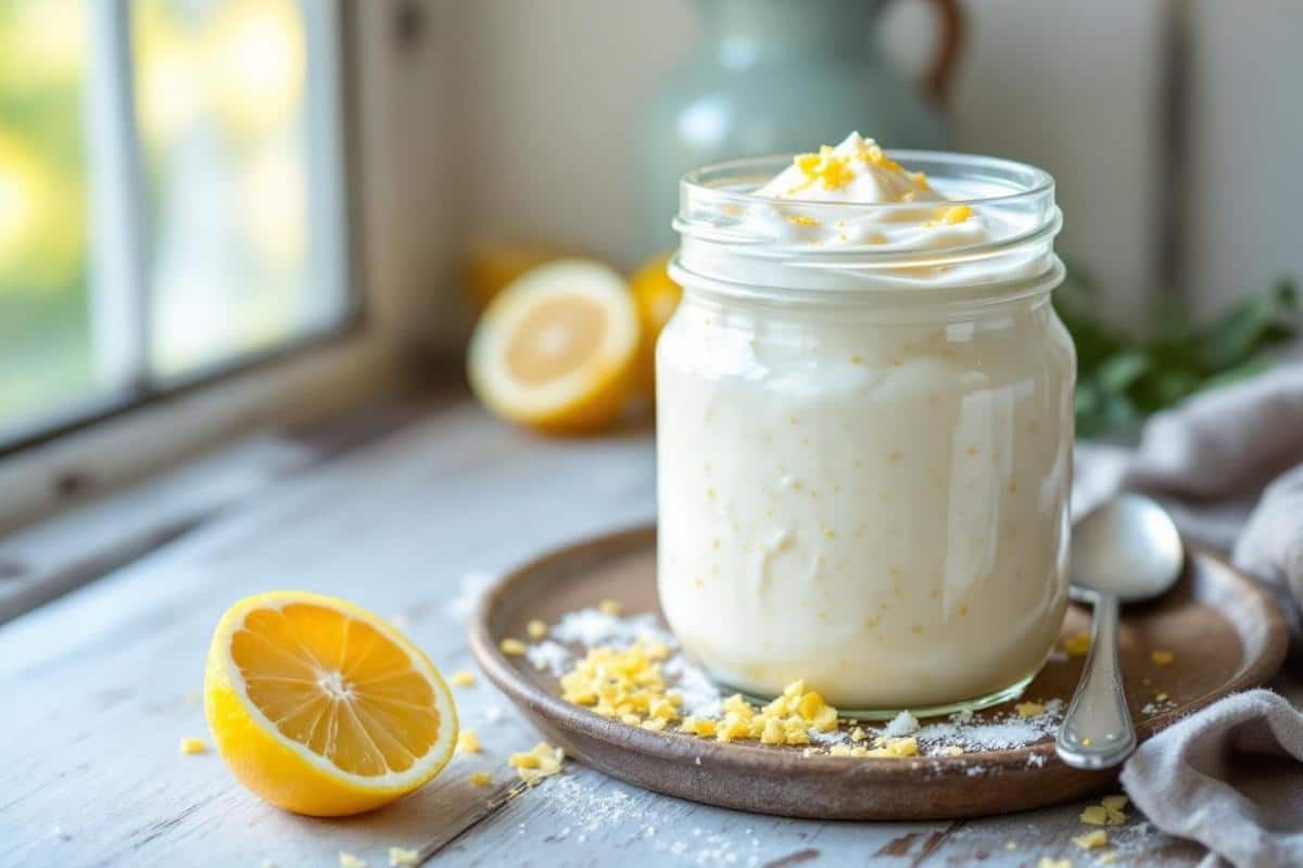 Yaourt au citron maison